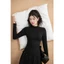 Đầm Cổ Leo Chân Xếp Ly 1F10.2509W. Đầm Mini Dress Ôm Dáng, Đầm Nữ Công Sở Dự Tiệc, Đầm Len Tay Dài Thu Đông JM