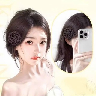 Tóc Giả NỤ HOA, Kẹp Tóc Giả Rose Bud Phong Cách Hàn Quốc HaminStore