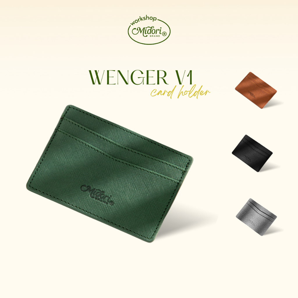 Ví Da PU Đựng Thẻ Wenger V1 Nam Nữ Bóp Đựng Tiền Mini Nhiều Ngăn | Mi Midori