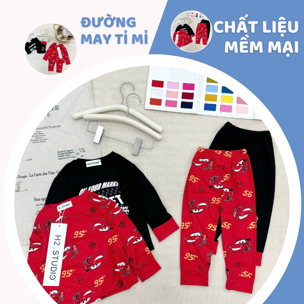 [À ƠI SHOP] N96- set 2 bộ dài ô tô đỏ và đen số 95- a100.241