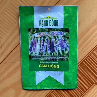 Hạt giống Bắp Nếp Dẻo Cẩm Hồng gói 5g dễ trồng, tỷ lệ nảy mầm cao, ít sâu bệnh, độ dẽo cao