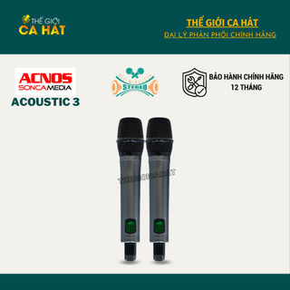[Tặng dây Optical nối Tivi] ACNOS ACOUSTIC 3 V26 Dàn âm thanh - Loa Karaoke di động Soncamedia