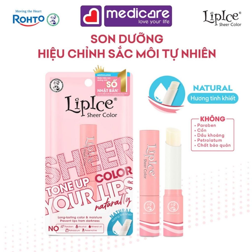 Son dưỡng môi Lipice Sheer Color 2.4g