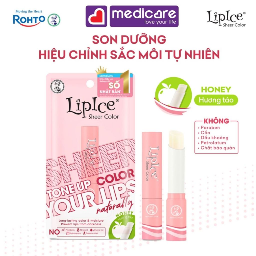 Son dưỡng môi Lipice Sheer Color 2.4g