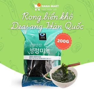 <NHẬP KHẨU> Rong Biển Khô Nấu Canh Deasang Hàn Quốc gói 25g, 50g, 100g, 200g