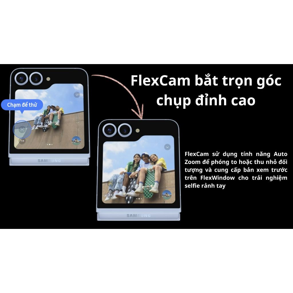 Điện Thoại Samsung Galaxy Z Flip 6 5G - Like New 99%