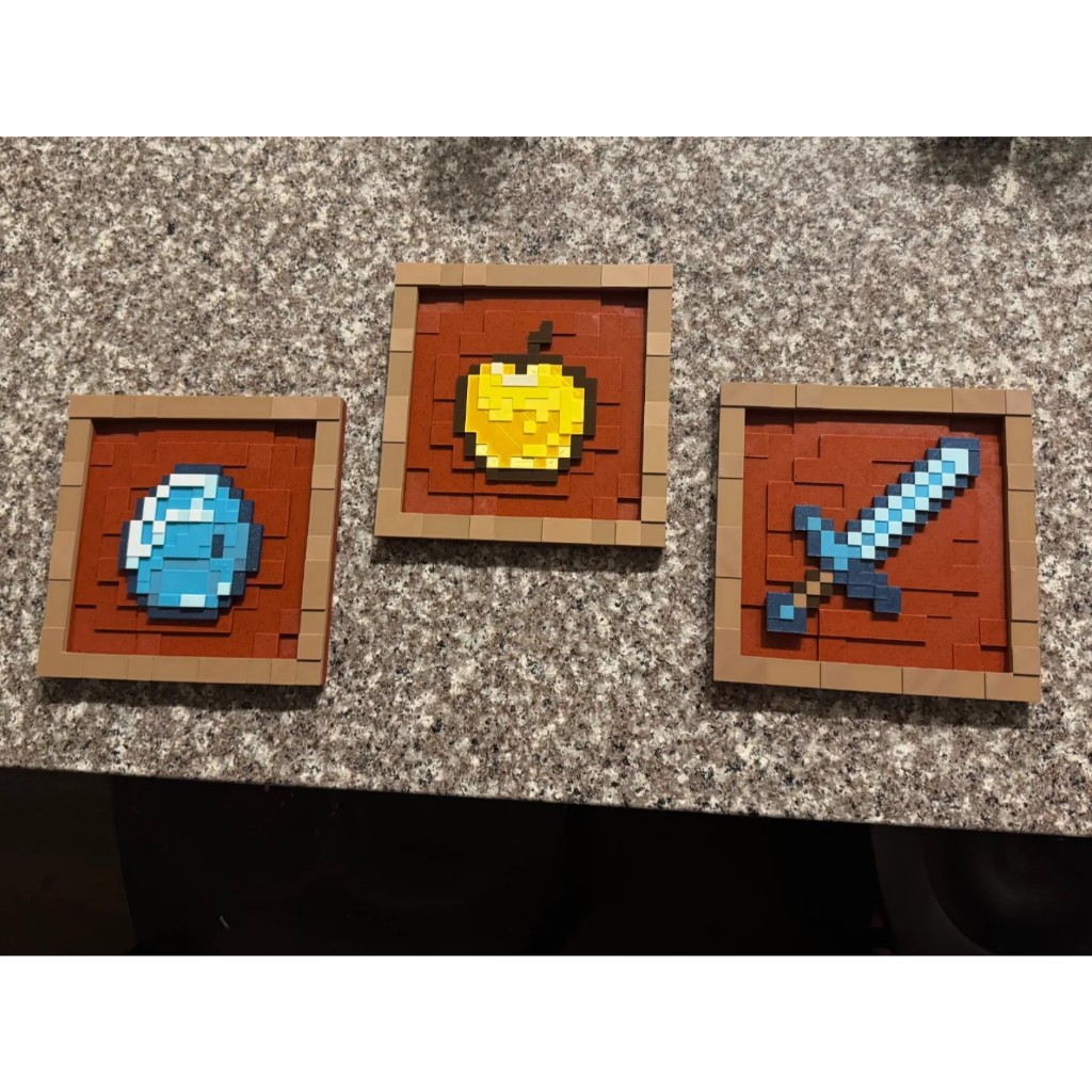 Tranh treo tường Minecraft Item Frame độc đáo, gắn tường | Shopee Việt Nam