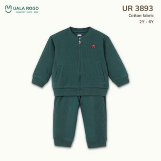 (12-27kg) Bộ Dài Tay Bé Trai Khoá Kéo UalaRogo UR3893