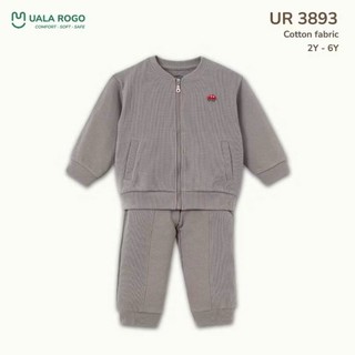 (12-27kg) Bộ Dài Tay Bé Trai Khoá Kéo UalaRogo UR3893