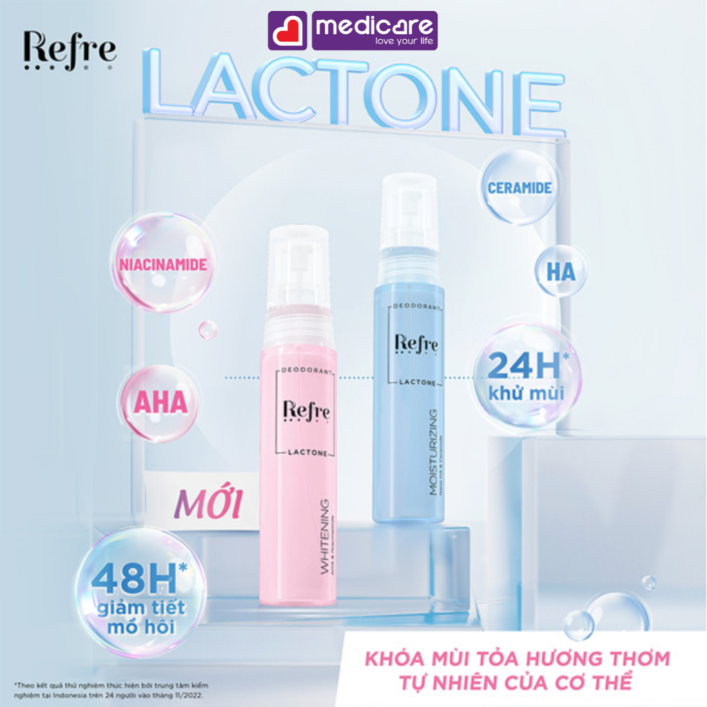 Xịt Khử Mùi REFRE lactone 30ml