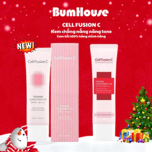 Kem Chống Nắng Cell Fusion C Toning Sunscreen 100 Tone Up & Brighting Nâng Tông Da SPF 50+/PA ++++ Tuýp 50ml