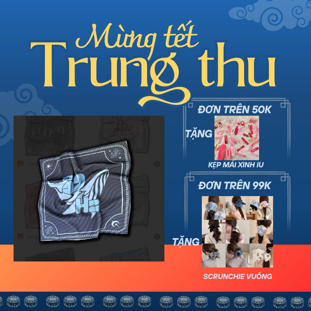 Khăn bandana 52HZ ( tặng card pvc) | Shopee Việt Nam