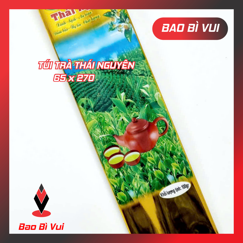 [1kg] Túi đựng trà xanh Thái Nguyên in sẵn  - BAO BÌ VUI