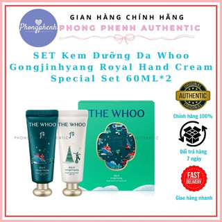 SET 2 KEM DƯỠNG DA TAY WHOO GONGJINHYANG ROYAL HAND CREAM SPECIAL