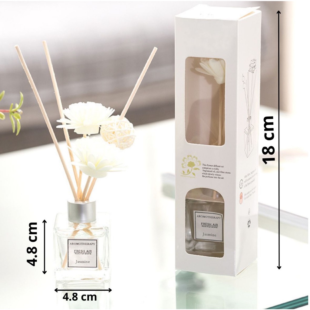 Lọ Khuếch Tán Nước Hoa Thơm Phòng Thiên Nhiên Để Phòng Khử Mùi Phòng Tắm 50ML KT01