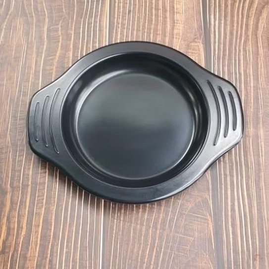 THỐ NÂU ĐẤT NUNG XK HÀN QUỐC -COMBO NỒI+ĐẾ ĐA NĂNG TRỘN CƠM HẦM CANH NẤU TOKBOKKI-DUNG TÍCH 800ML