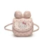 Túi đeo chéo Mini cho bé gái - Túi KITTY chấm bi tim phối Nơ Xinh đáng yêu chất DaPU mềm cho mẹ và bé MN01