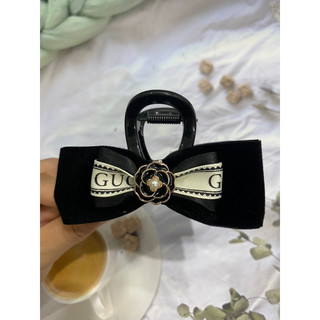 kẹp tóc nơ nhung pha màu hot trend 2025- size 8cm
