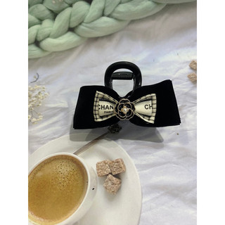 kẹp tóc nơ nhung pha màu hot trend 2025- size 8cm