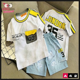 Đồ bộ đùi bé trai chất thun lạnh in 3d hình thời trang sành điệu An's Kids cho bé trai từ 11 đến 45kg