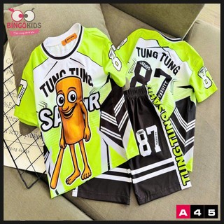 Đồ bộ đùi bé trai chất thun lạnh in 3d họa tiết thời trang sành điệu An's Kids cho bé trai từ 11 đến 45kg
