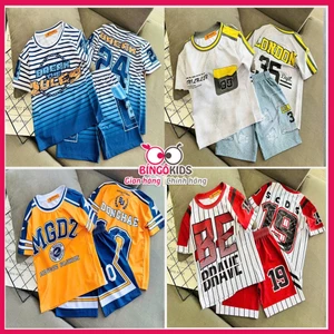 Đồ bộ đùi bé trai chất thun lạnh in 3d hình thời trang sành điệu An's Kids cho bé trai từ 11 đến 45kg
