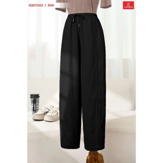 5QDT33 Quần nữ CARDINA cao cấp quần baggy basic chất thô đũi  5QDT33