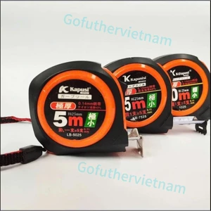 Thước Cuộn Thép Kapusi Nhật Bản [5m/7.5m/10m] - Thước Kéo Cao Cấp Chống Va Đập, Vạch Chia Sắc Nét