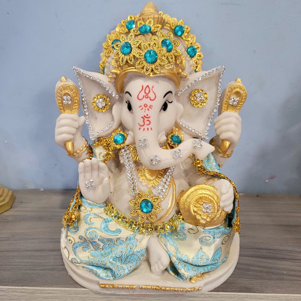 Tượng Trang Trí Voi Ganesha Cao 22cm – Sang Trọng, Thu Hút