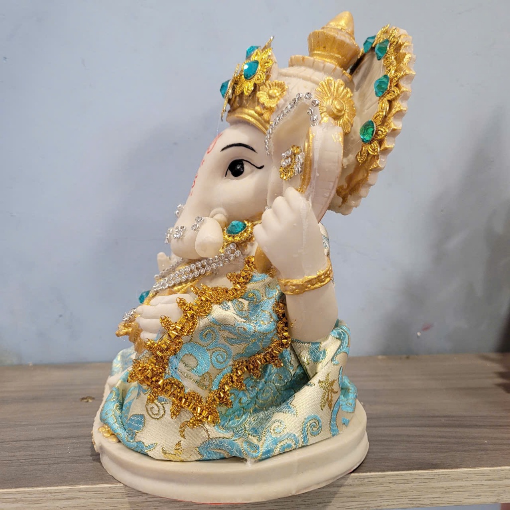 Tượng Trang Trí Voi Ganesha Cao 22cm – Sang Trọng, Thu Hút