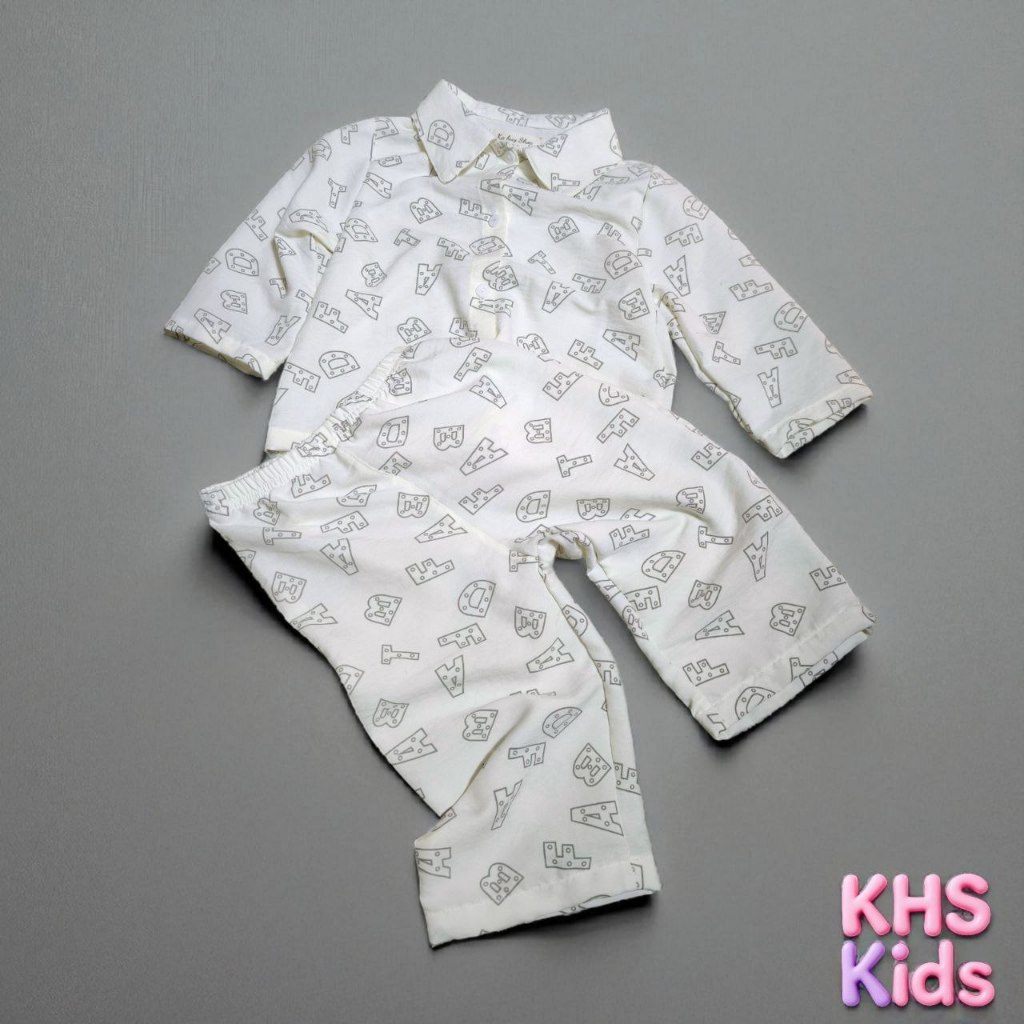Bộ bé trai Ngủ Đũi Lạnh bé trai quần dài tay dài mặc nhà mền mịn BreezeSleep – Bộ Ngủ Làm Mát.