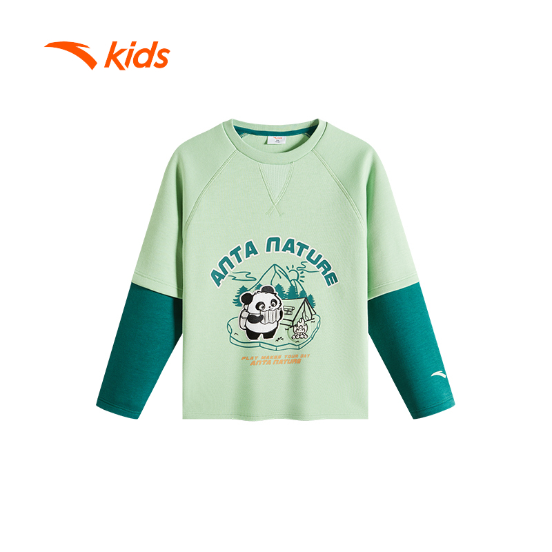 ANTA KIDS Áo Dài Tay Thể Thao Bé Trai 4-7 Years 3524D9757S