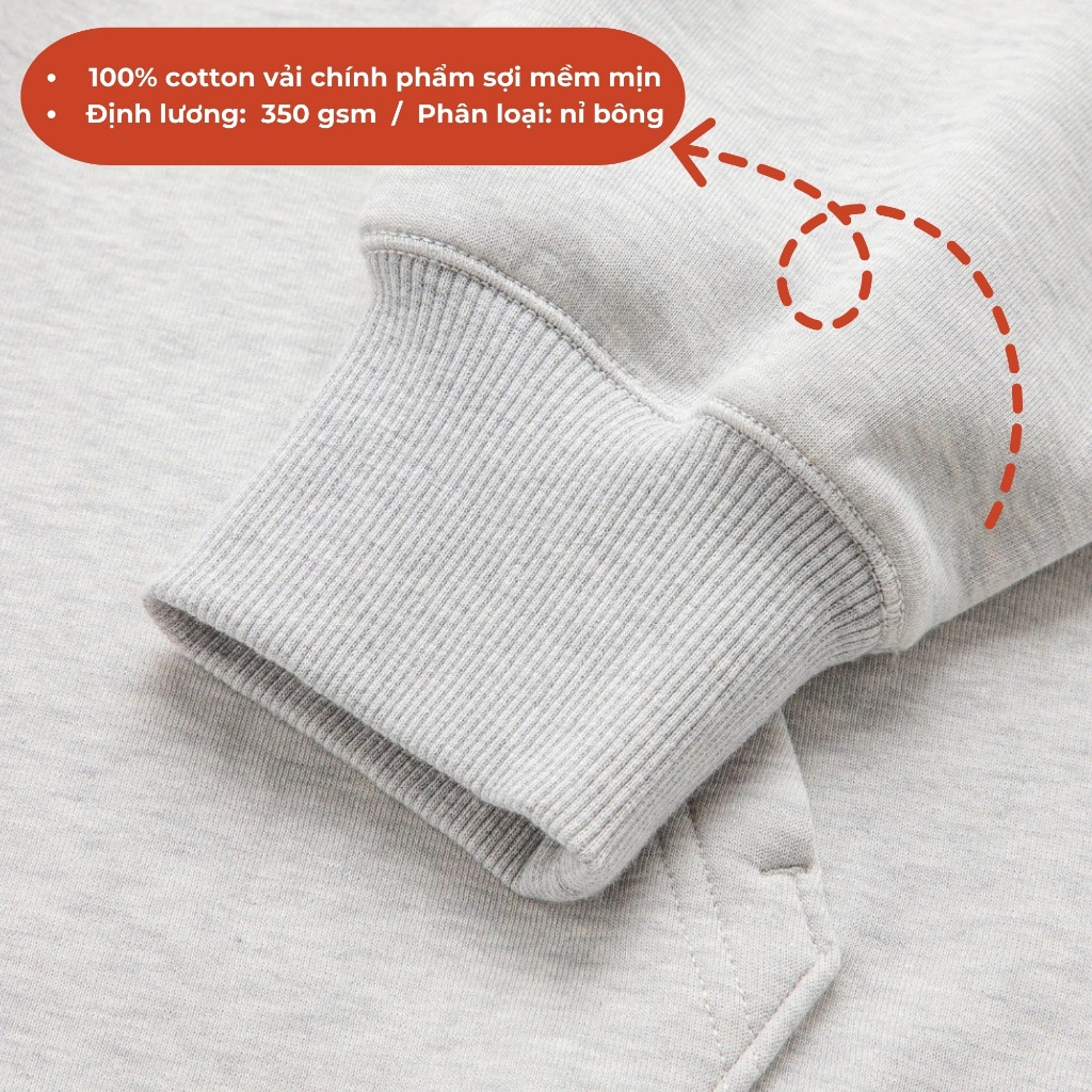 [ÁO HOODIE IN TÊN] Áo Hoodie Chất Liệu Nỉ Bông Dày 350gsm, Lót Bông, In Tên Của Bạn Và Người Bạn Thương YH08 + CÓ HỘP