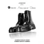Giày nam Chunky COMBAT Boots Lemans TB01.2 - đế cao su tăng cao 6cm, Da bò, BH 24T