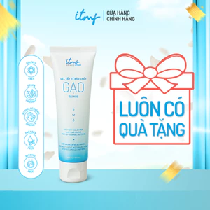 Gel Tẩy Tế Bào Chết Gạo ITMF 100mL - Hạt Silica Giàu Khoáng Tẩy Sạch Mụn Đầu Đen, Se Khít Chân Lông