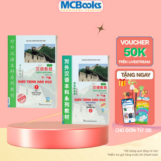 Sách - Combo Giáo Trình Hán Ngữ Tập 1 (Quyển Thượng + Quyển Hạ) Phiên bản mới - Học App Online