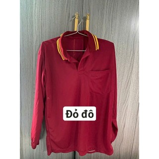 áo thun lao động tay dài nam có cổ, có túi trước ngực vải mền đẹp