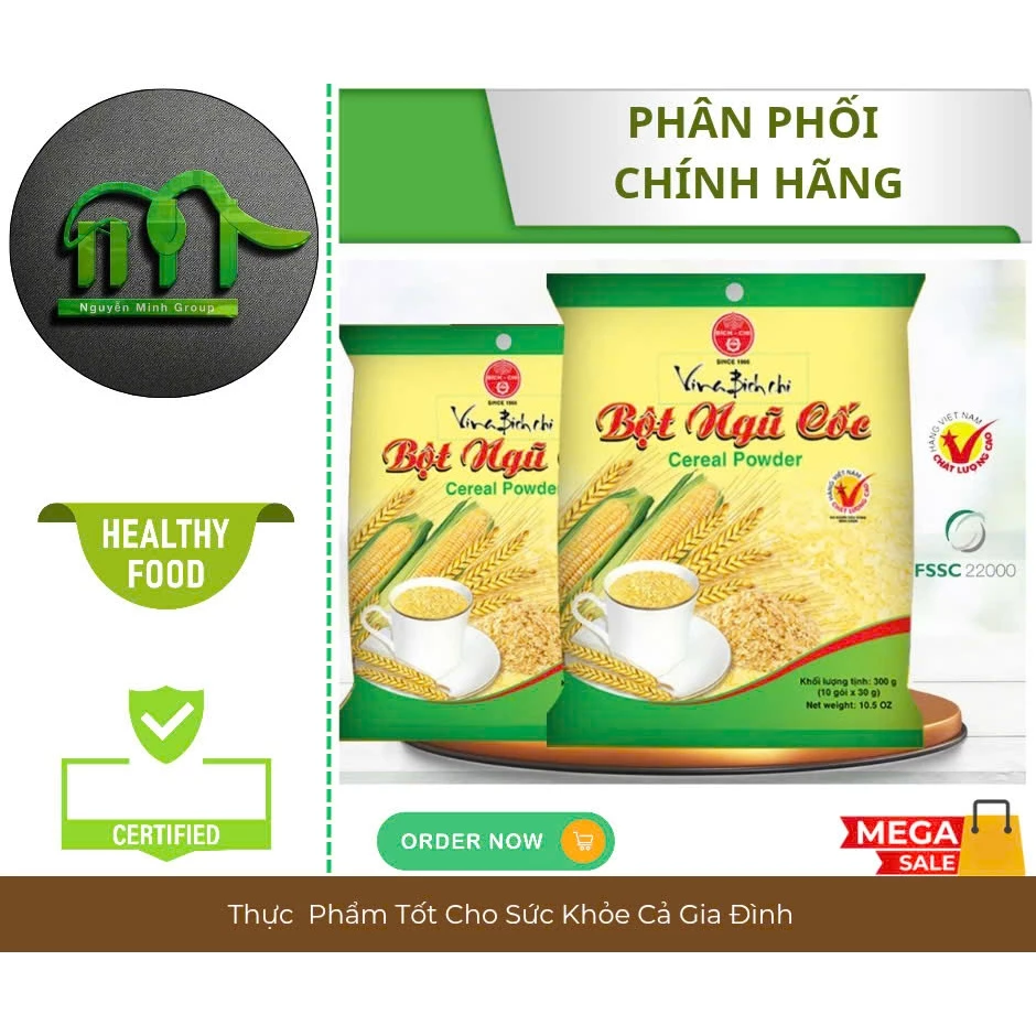 Bột Ngũ Cốc Có Đường BÍCH CHI 300g