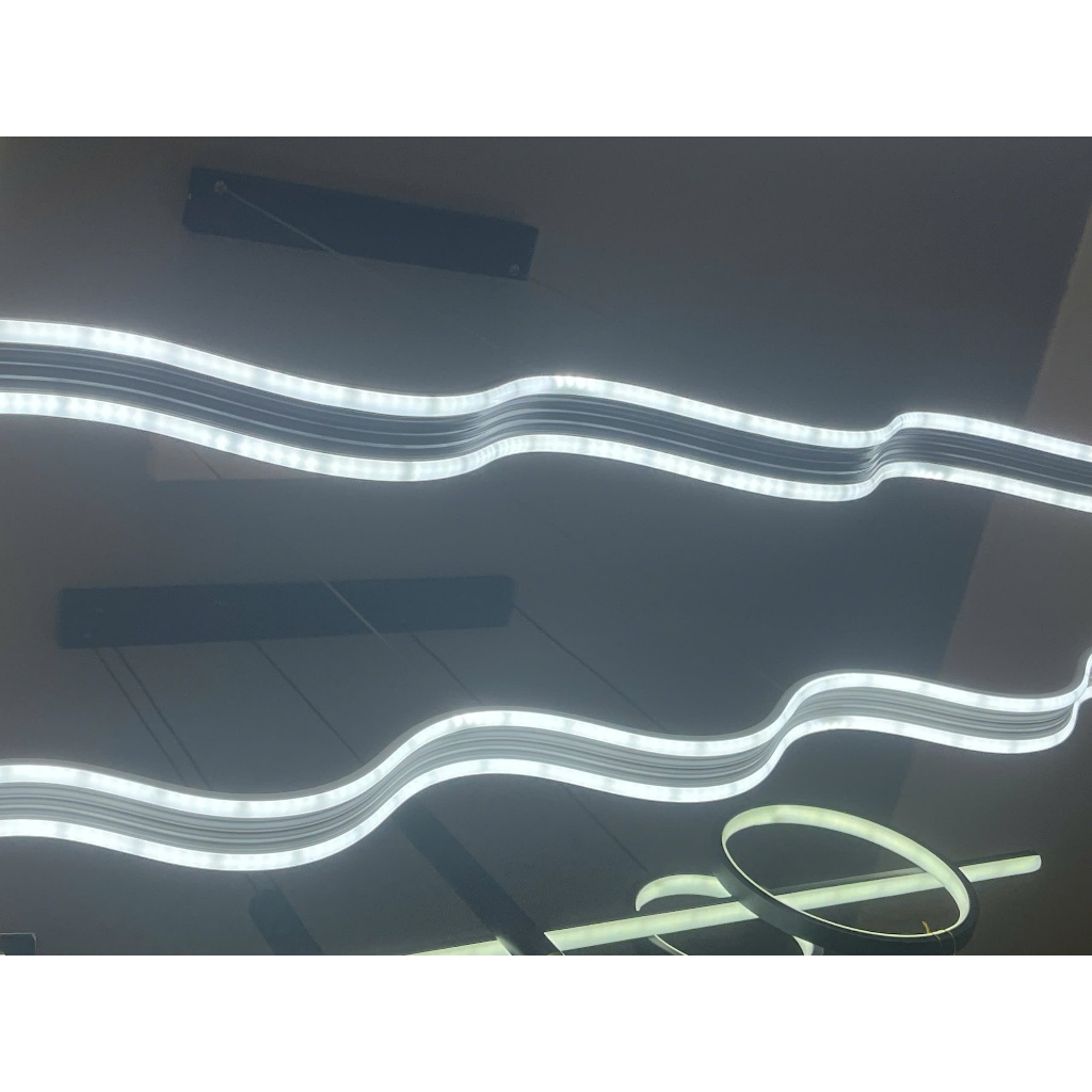 Đèn thả lượn sóng EVA AP196, 3 chế độ ánh sáng dài 1m2 trang trí phòng khách, phòng ăn, quán cafe bảo hành 24 tháng