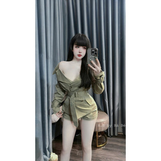 Sét áo kaki và quần sooc siêu đẹp ạ 💯💝đi CHƠI, đi LÀM ,đi du lịch sang chảnh, xinh XINH đẹp tuyệt vời !!😘