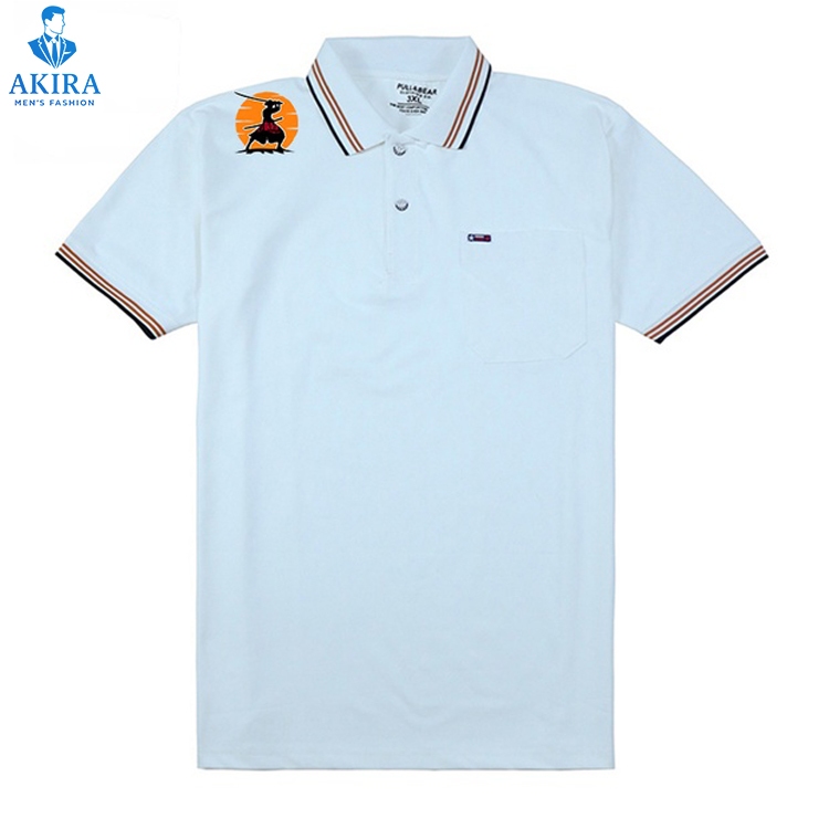 Áo polo nam chất vải cao cấp mềm mịn viền tay và viền cổ áo chất vải co giãn, form đẹp Aki PL70-5