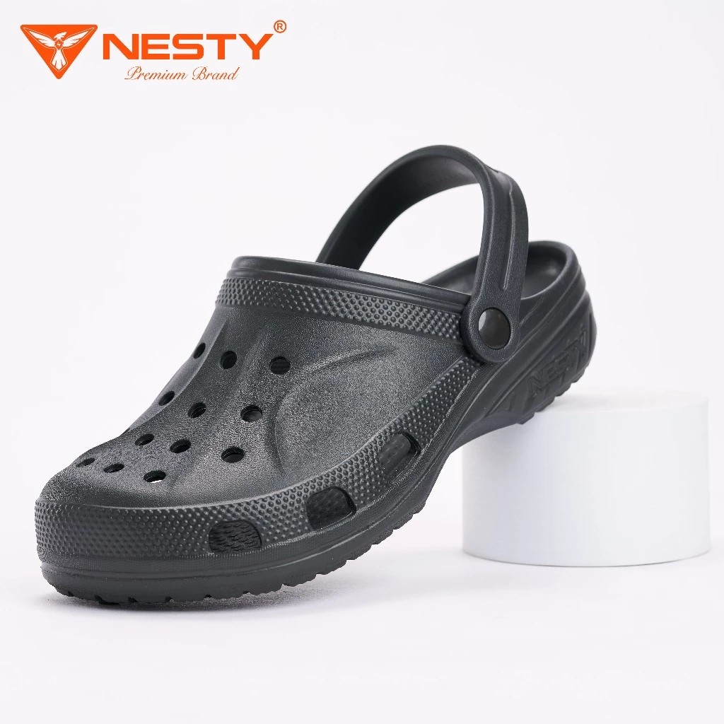 [NE50-Tặng 10 Charm 3D] Dép Sục Nguyên Khối Thương Hiệu NESTY Siêu Nhẹ 4cm Full Size Gia Đình