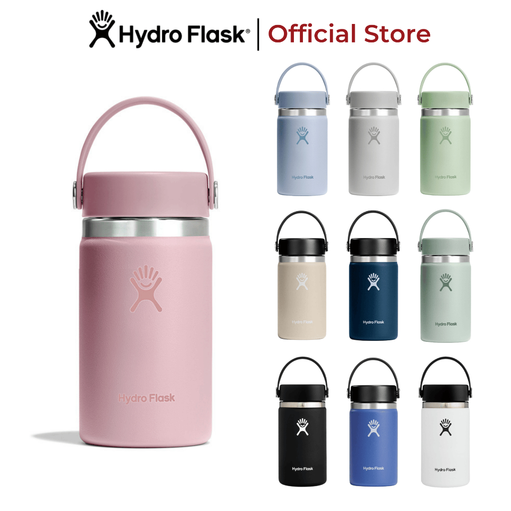 Bình giữ nhiệt Hydro Flask 355ml Wide Flex Cap 12 oz chính hãng, giữ nhiệt tốt, không rò rỉ