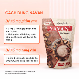 Bột Ngũ Cốc Navan Gia Truyền Giàu Dinh Dưỡng Hỗ Trợ Tiêu Hoá Tăng Cường Sức Khoẻ Lợi Sữa Sau Sinh