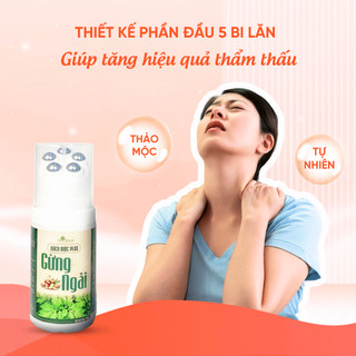 Thanh Lăn Xương Khớp Gừng Ngải Cứu Bách Mộc Plus Hỗ Trợ Giảm Đau Cổ Vai Gáy, Thắt Lưng, Cạo Gió 130ml
