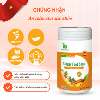 Muối Ngâm Chân Quế Gừng Bảo Nhiên Giảm Đau Xương Khớp, Khử Mùi, Thải Độc, Ngủ Ngon 500g