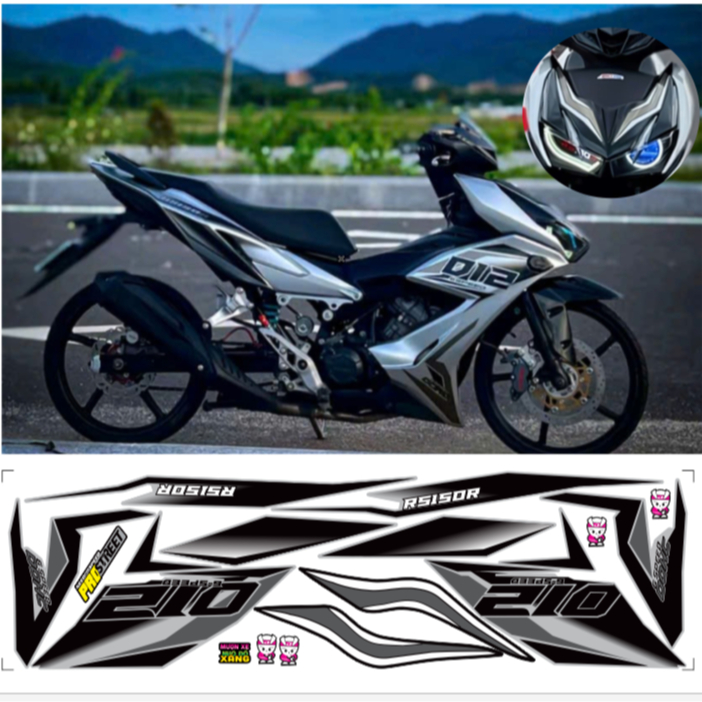Tem rời WINNER X V2 mẫu D12 cao cấp chất liêu in 3 lớp chống nước không phai màu