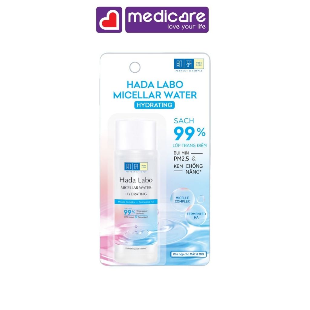Nước tẩy trang HADA LABO Micellar Water Hydrating 40ml