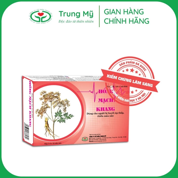 ✔️️️ Hồng Mạch Khang giúp bổ máu, tăng tuần hoàn, cải thiện tình trạng huyết áp thấp, suy nhược cơ thể