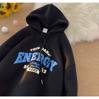 Áo hoodie nữ nam tay bồng khoác nỉ form rộng KONOVA chất liệu nỉ bông ấm áp